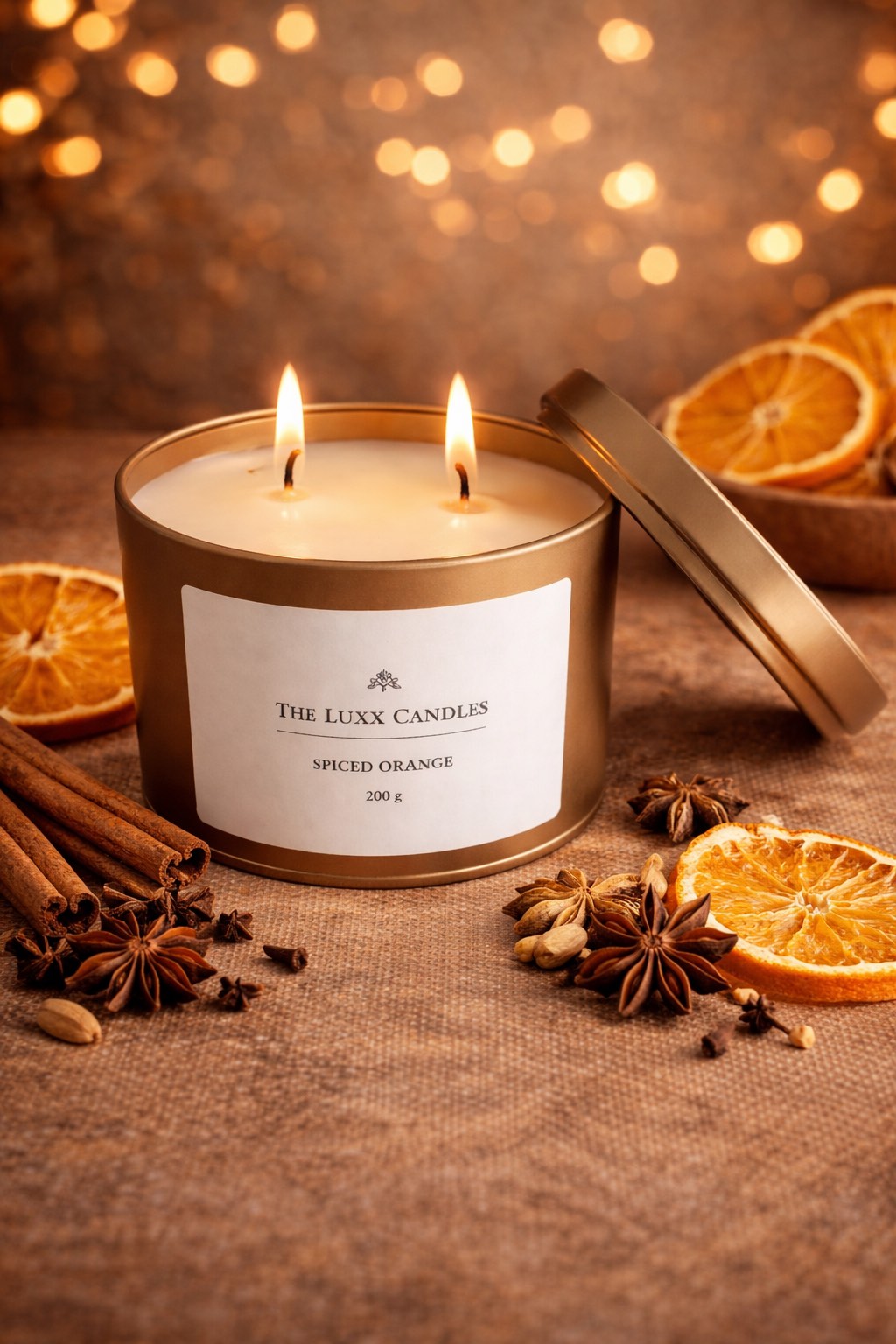 Κερι σόγιας - Spiced Orange (200 γρ)